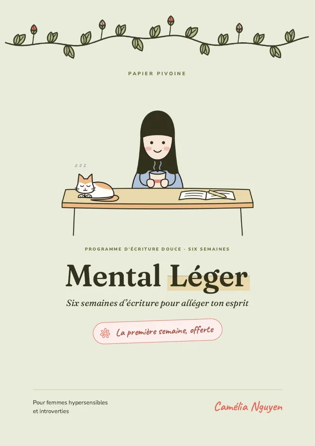 La couverture de la première semaine de Mental Léger, offerte